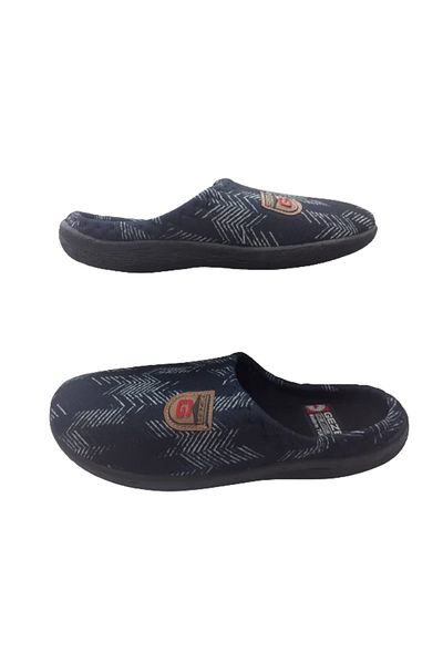 GEZER Παντόφλες εσωτερικού χώρου Unisex με μαύρη ρίγα