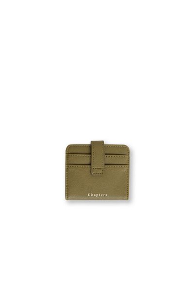 Chapters Olive Card Holder