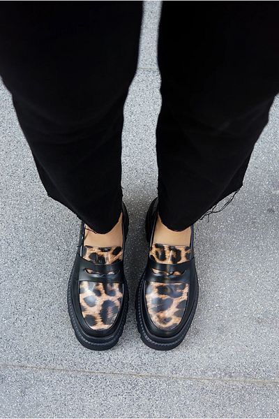 LAMİNTA Mocasin pentru femei Vargas Leopard