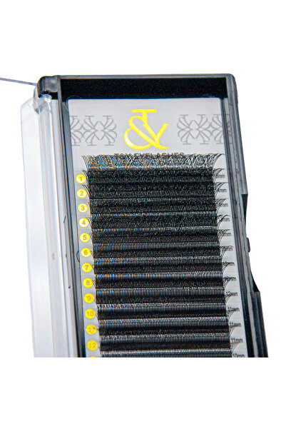 T&Y EYELASH İpek Kirpik , W 6P D Kıvrım , 0.07 Kalınlık , Mix 8-15 mm , T&Y ,...