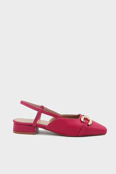 LAMİNTA Balerini de damă Caro Fuchsia Gold Cataramă