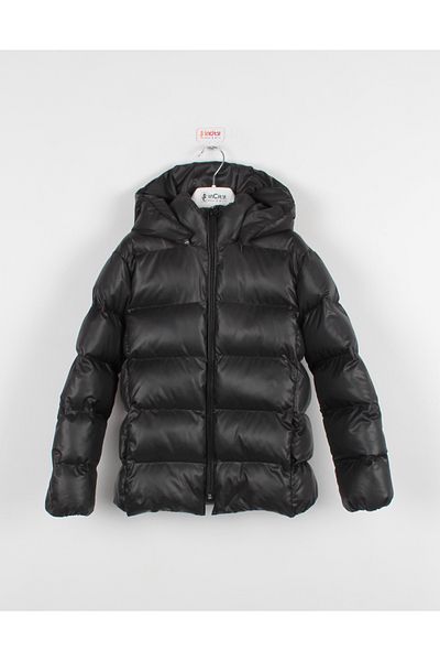 incity Boy's Black Hooded Puffer Jacket