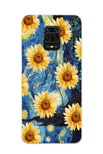 Magic Ring Redmi Note 9 Pro/Note 9S Uyumlu The Starry Night ve Papatya Desenl...