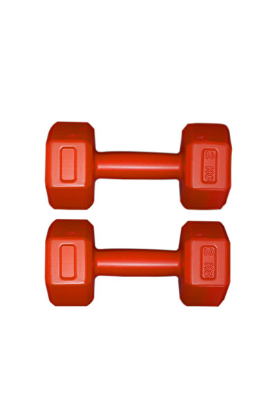 Dambılcım KIRMIZI 2 KG x 2 Adet Toplam 4 KG Dambıl Seti 4 KG Dumbell Set