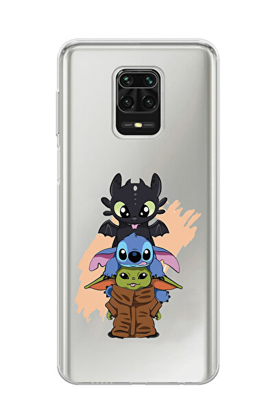 Magic Ring Redmi Note 9 Pro/Note 9S Uyumlu Sevimli Baby Yoda ve Stitch Desenl...