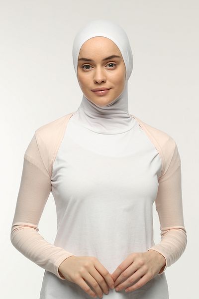 Altobeh Μακρυμάνικο Hijab Bolero - Powder Powder