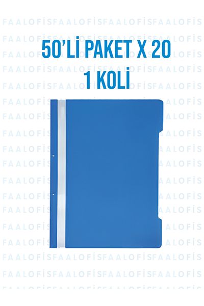 Temat Ring Binder 1 Box 50 Pack 1000 Pieces Blue Color