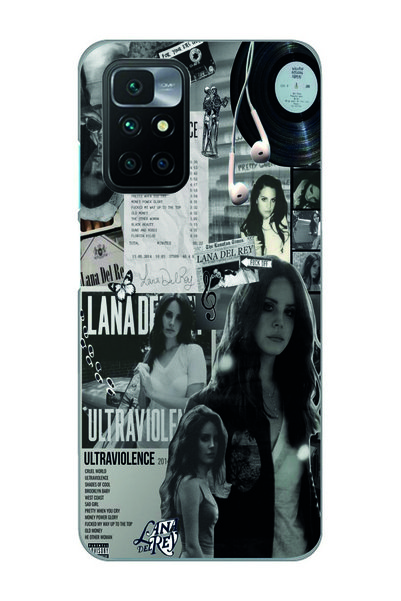 Magic Ring حافظة هاتف شفافة منقوشة متوافقة مع Redmi 10 2022 Lana Del Rey