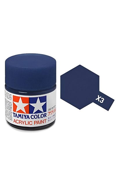 TAMIYA X-3 Royal Blue Glossy Acrylic Paint (10 Ml. ), Hobby Painting Material