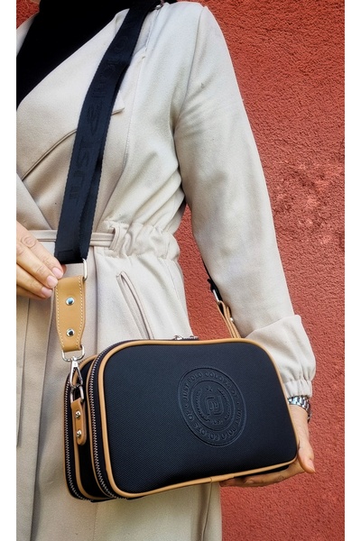 MEGA ÇANTA Geantă crossbody cu 5 compartimente Mega Polo pentru femei