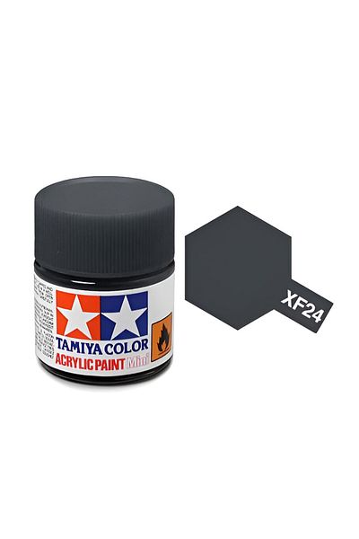 TAMIYA Xf-24 Dark Gray Matte Acrylic Paint (10 Ml. ), Hobby Painting Material