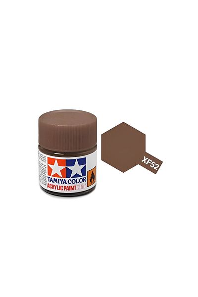 TAMIYA Xf-52 Flat Earth Mat Acrylic Paint (10 Ml. ), Hobby Painting Material
