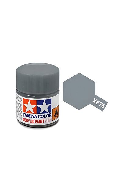 TAMIYA Xf-75 Ijn Gray Kure Matte Acrylic Paint (10 Ml. ), Hobby Painting Material