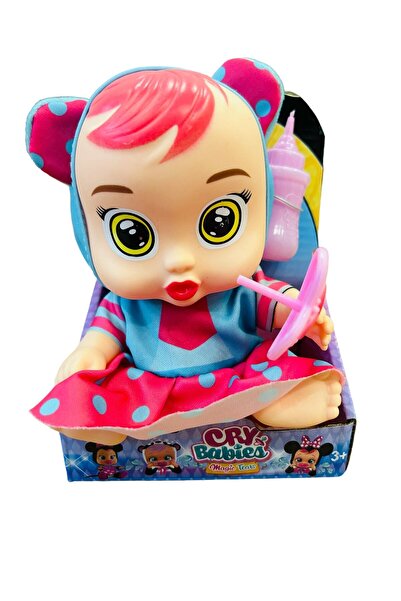 Ailenizin Oyuncakçısı Cry Babies Ağlayan Bebek Sesli Emzikli Et Bebek 20 cm