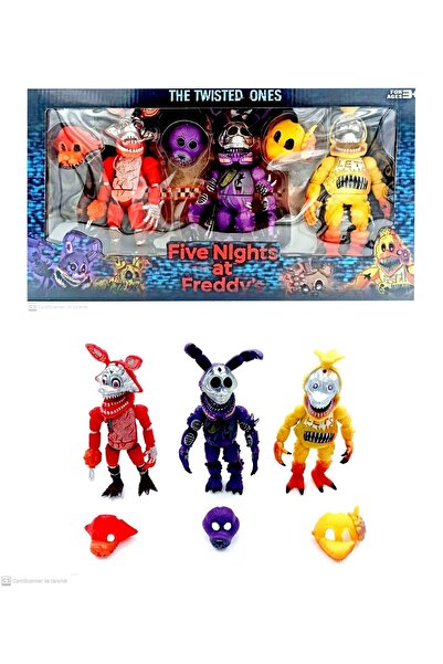 Ailenizin Oyuncakçısı Five Nlghts At Freddy's Fnaf Bonnie Chica Freddy 3'lü K...