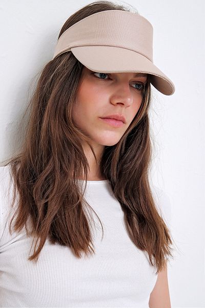 Trend Alaçatı Stili Cap - Beige - Sport