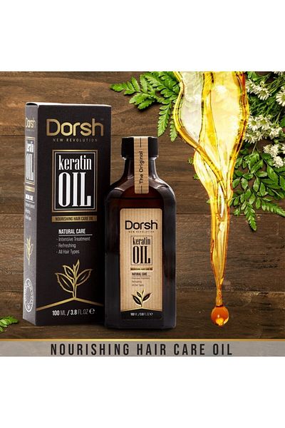 Dorsh Keratin Hair Care Oil for Excessive Damaged Hair 100 ml