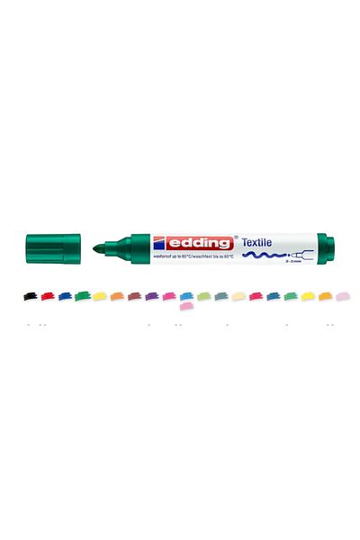 Edding Textile Marker Fabric Painting Pen 2-3 Mm Green