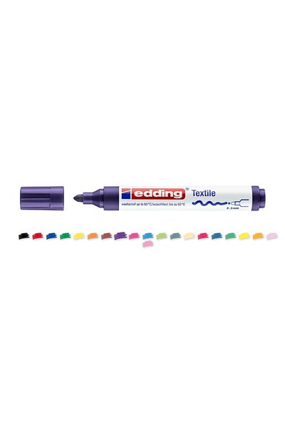 Edding Textile Marker Fabric Painting Pen 2-3 Mm Purple
