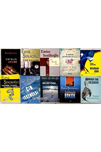 Mektup Yayınları Emine Şenlikoğlu Serisi 10 Kitap Hristiyan Gülü Set