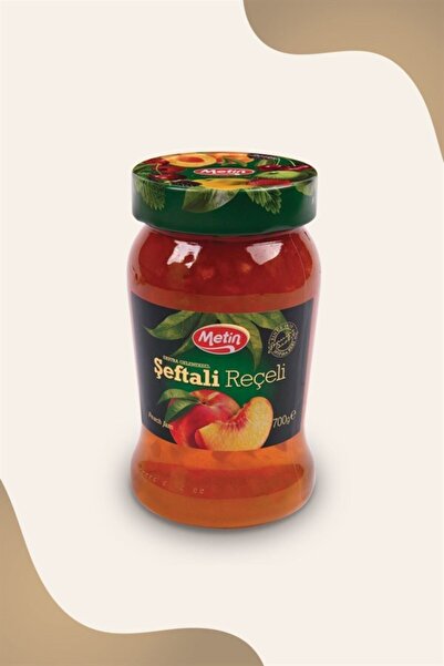 METIN Extra Geleneksel Şeftali Reçeli 700 Gr Cam Kavanoz