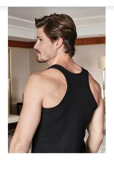 SWATİ Ανδρικό εσώρουχο με μαύρη ραβδώσεις Rambo Original Berrak 1015 3 τεμαχίων