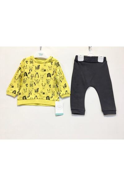 Tongs Baby طقم أطفال مكون من قطعتين 3502 أصفر