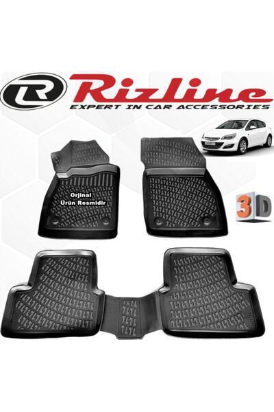 Rizline Opel Astra J 3d Paspas Havuzlu Hb 2010 - 2017 Arası Siyah 4 Parça Set