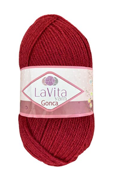 LaVita Yarn Гонка ръчно плетена прежда 3208 Бургунди