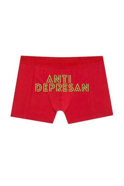 BoxerMasters Men's Antidepressant Printed Boxers