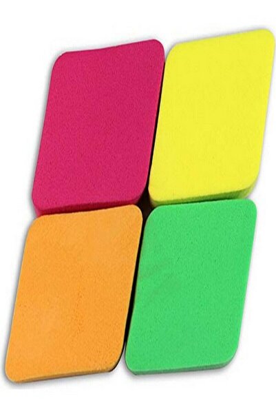 nascita 4 Lü Renkli Bölgesel Makyaj Sünger Seti Nasyuzte0011