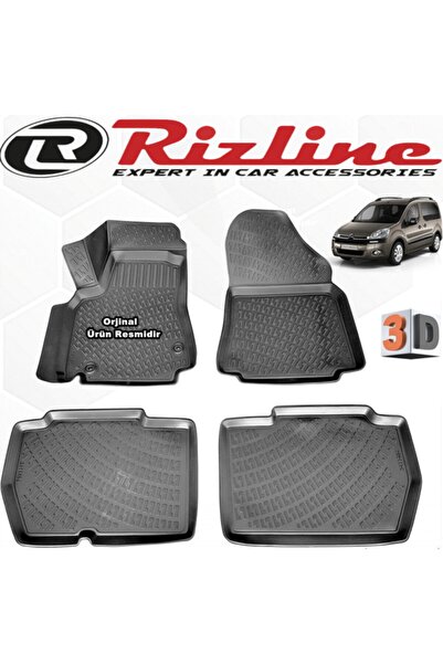 Rizline Peugeot Partner Tepee 3d Paspas Havuzlu 90 Lık 2008 - 2019 Arası Siya...