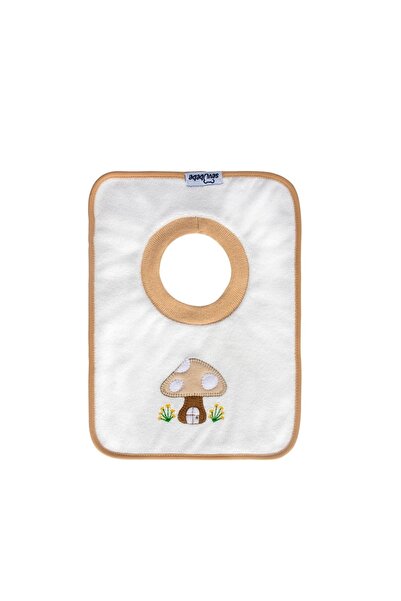Sevi Bebe Krem Yakalı Havlu Önlük