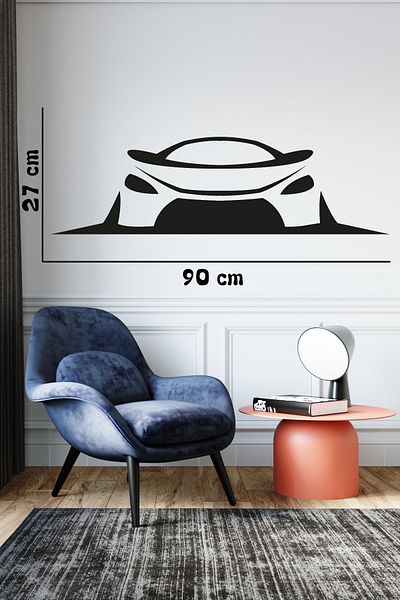 Tilki Dünyası Autocolant negru pentru mașină pentru decorare 1