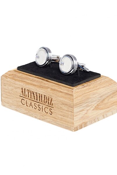 ALTINYILDIZ CLASSICS Erkek Beyaz Kol Düğmesi