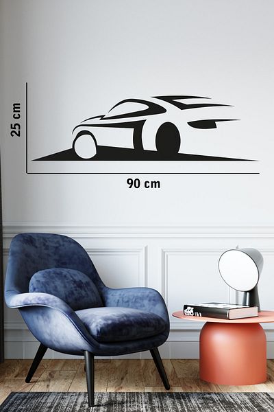 Tilki Dünyası Autocolant negru pentru mașină pentru decorare 2