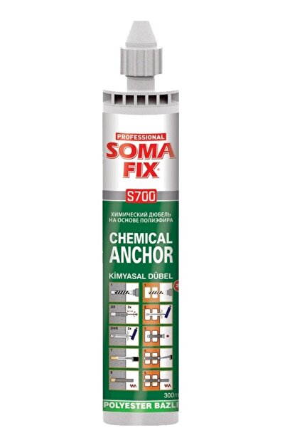 Genel Markalar 300 Ml Kimyasal Dübel Epoksi Yapıştırıcısı Silikon Tabancası Ile Kullanılır