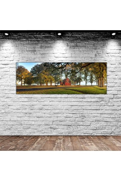 Bk Gift Home Manzara Panorama Kanvas Tablo 100x35cm-13