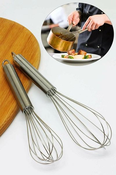 İndirimKap Stainless 2-Piece *21+25 Cm Beater Cake Beater