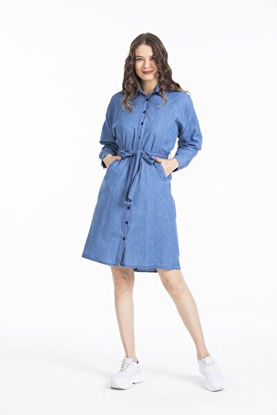 Pitti Kadın Lacivert Elbise 51095