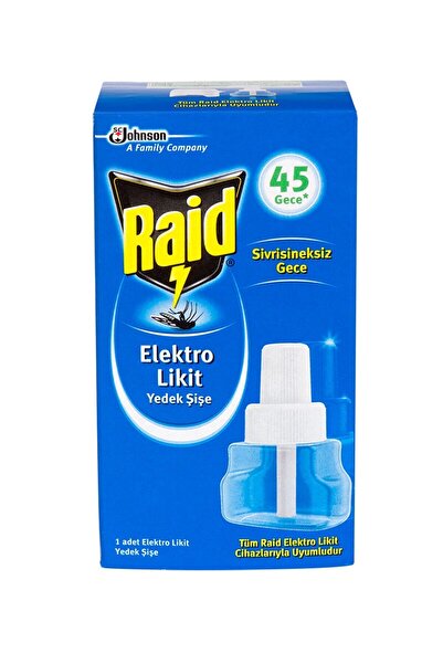 Raid Elektro Likit Yedek 45 Gece 35 ml Sivrisinek