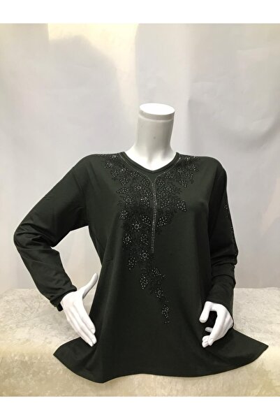 İnci Inc Kadın I Yeni Sezon Taşlı Penye Bluz