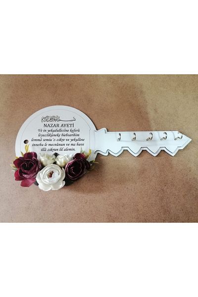 NATSA Umeraș pentru chei din lemn decorativ