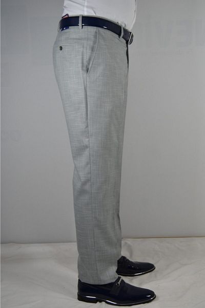 Bomonti Men's GRi Classic Linen Patterned Leros Fabric Trousers