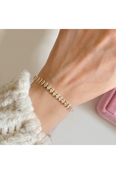 Women's Gold Etha Stone Bracelet
