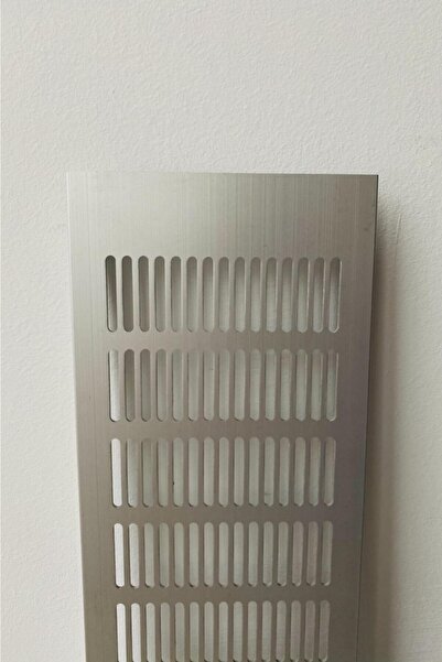 Genel Markalar Aluminyum Havalandırma Menfezi 120*500mm Oval Delikli, Mat Elo...