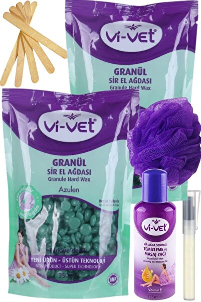 Vi-vet Azulen Inci Boncuk Granül Sir El Ağdası Yağ Spatula Lif Kalemparf Seti