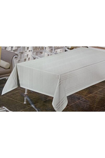 DENİZLİ HOME COLLECTİON Colber Stain Resistant Tablecloth for 12 Persons 160 ...
