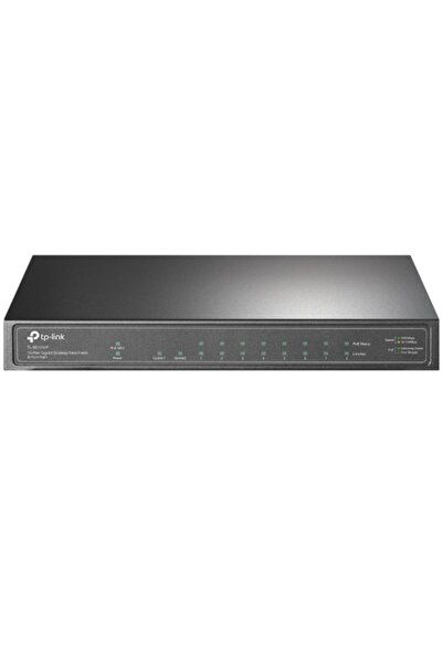 TP-LINK g-74 TL-SG1210P 8 Port 10-100-1000 Poe+ Switch 1 Port SFP Çelik Kasa Rack Mount
