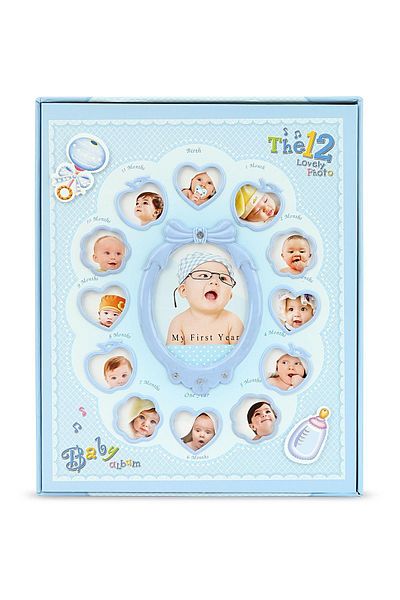 Birlik Fotoğrafçılık 12 Month Blue Baby Album - 6013m